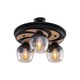 Lustra Maya Negru 3xE27 60W 300x380mm