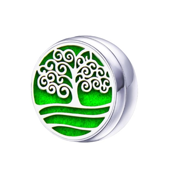 Brosa tip Pin Rever Aromaterapie 12mm Neo™ MS858 cu uleiuri esentiale, otel inoxidabil de inalta calitate, antialergic, eco friendly