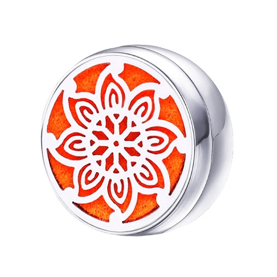 Brosa tip Pin Rever Aromaterapie 12mm Neo™ MS001 cu uleiuri esentiale, otel inoxidabil de inalta calitate, antialergic, eco friendly