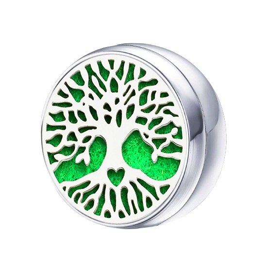 Brosa tip Pin Rever Aromaterapie 12mm Neo™ MS424 cu uleiuri esentiale, otel inoxidabil de inalta calitate, antialergic, eco friendly