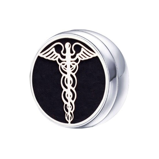 Brosa tip Pin Rever Aromaterapie 12mm Neo™ MS513 cu uleiuri esentiale, otel inoxidabil de inalta calitate, antialergic, eco friendly