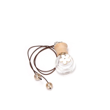 Difuzor auto aromaterapie ZAJA®, din sticla cu capac din lemn, pentru uleiuri esentiale, parfum, odorizant, White Flower Difuzor auto aromaterapie ZAJA®, din sticla cu capac din lemn, pentru uleiuri esentiale, parfum, odorizant, White Flower