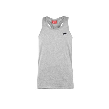 Slazenger, Maiou sport Muscle Vest, Bumbac, Gri deschis Slazenger, Maiou sport Muscle Vest, Bumbac, Gri deschis