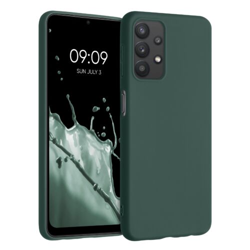 Husa pentru Samsung Galaxy A32 5G, Silicon, Verde, 54328.169