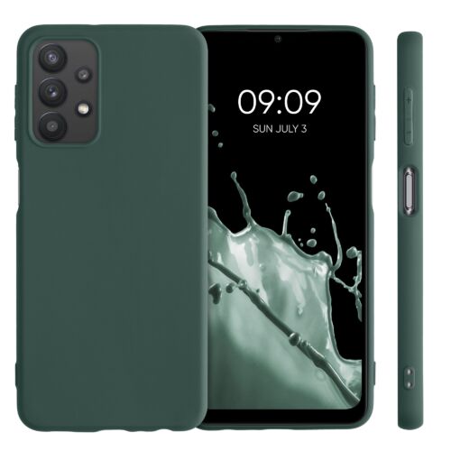 Husa pentru Samsung Galaxy A32 5G, Silicon, Verde, 54328.169