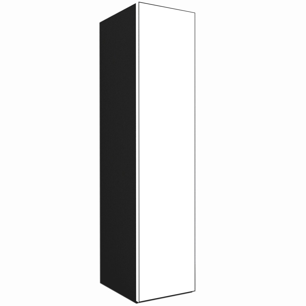 Dulap Genarom LEX B, Alb / Rama, 50 x 240 x 66 cm