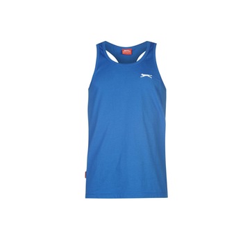 Slazenger, Maiou sport Muscle Vest, Bumbac, Albastru Slazenger, Maiou sport Muscle Vest, Bumbac, Albastru