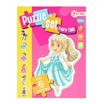 Puzzle Toi Toys 6 in 1,Printese,15 piese Puzzle Toi Toys 6 in 1,Printese,15 piese