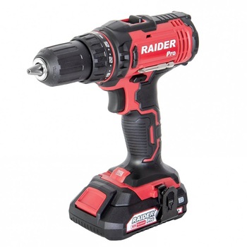 Masina de gaurit si insurubat Raider RDP-SCD20, cu acumulator si incarcator, 44Nm, 1.5Ah, Li-Ion Masina de gaurit si insurubat Raider RDP-SCD20, cu acumulator si incarcator, 44Nm, 1.5Ah, Li-Ion