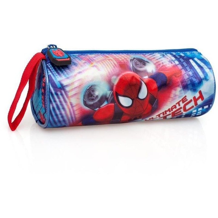 Penar Spiderman, Etui, cu fermoar, multicolor, pentru copii