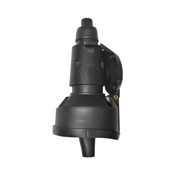 Fisa cu priza pentru remorca, ebonita 12V Fisa cu priza pentru remorca, ebonita 12V