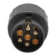 Autospeed Utánfutó aljzat adapter, 7/13 tűs 12/24V