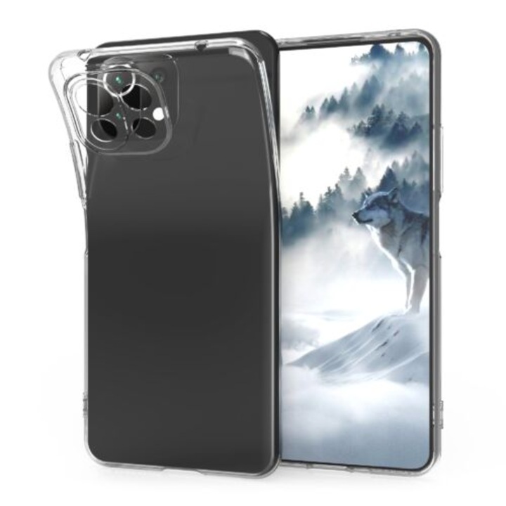 Telefontok Xiaomi Mi 11 Lite 5G, szilícium, átlátszó, 55095.03