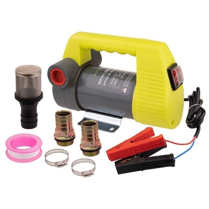 Pompa electrica transfer motorina 12V/175W, 45L/m, 58036 Carmotion