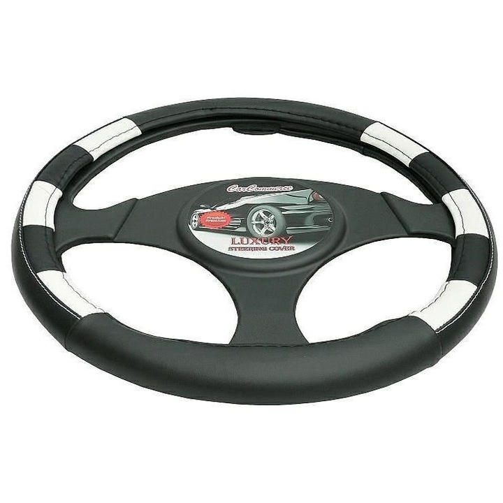 Husa volan 37-39cm Taxi Luxury 42406 CarCo