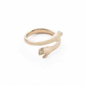 Inel CLASStitude sub forma de imbratisare, marime universala, din aliaj Rose Gold Inel CLASStitude sub forma de imbratisare, marime universala, din aliaj Rose Gold