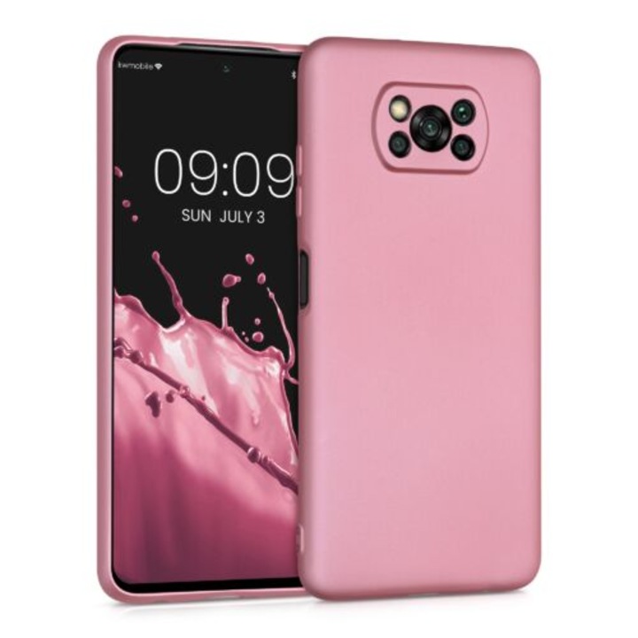 Telefontok Xiaomi Poco X3 (NFC) / Poco X3 Pro, szilikon, rózsaarany, 53483.31