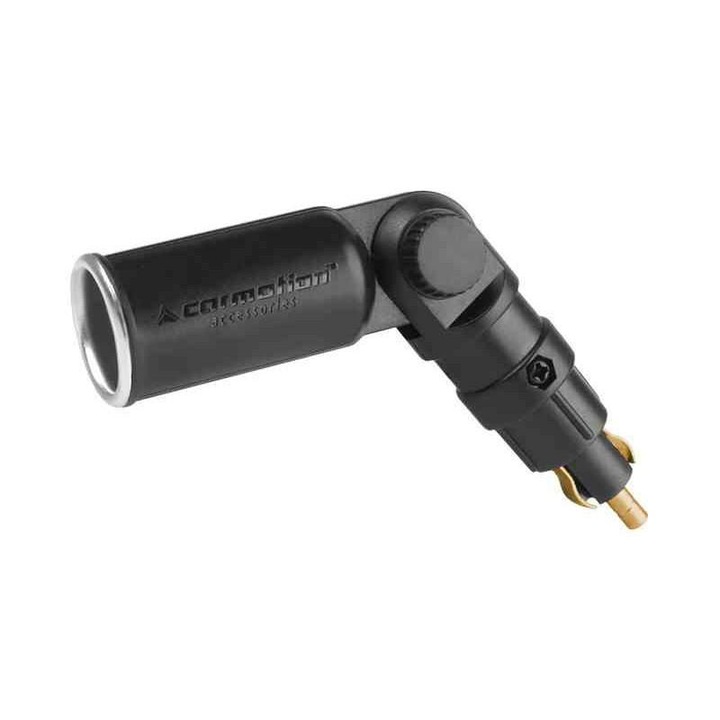 Carmotion kisméretű DIN szivargyújtó csatlakozó adapter Euro aljzathoz, összecsukható