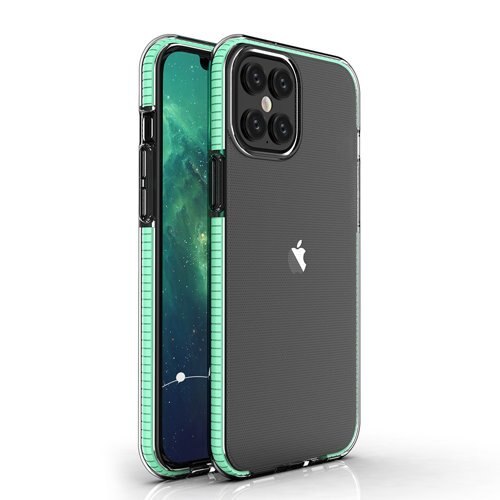 Husa De Protectie Spring Case Pentru Iphone 12 / 12 Pro Verde Deschis