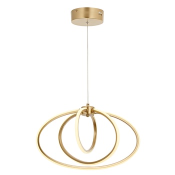 Lustra Varna Asi, LED 3xLED-42W, auriu mat, lumina naturala 5086-63-03L Lustra Varna Asi, LED 3xLED-42W, auriu mat, lumina naturala 5086-63-03L