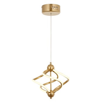 Lustra Ravena Asi, LED 1xLED-36W, auriu mat, lumina naturala 4145-63-01L Lustra Ravena Asi, LED 1xLED-36W, auriu mat, lumina naturala 4145-63-01L