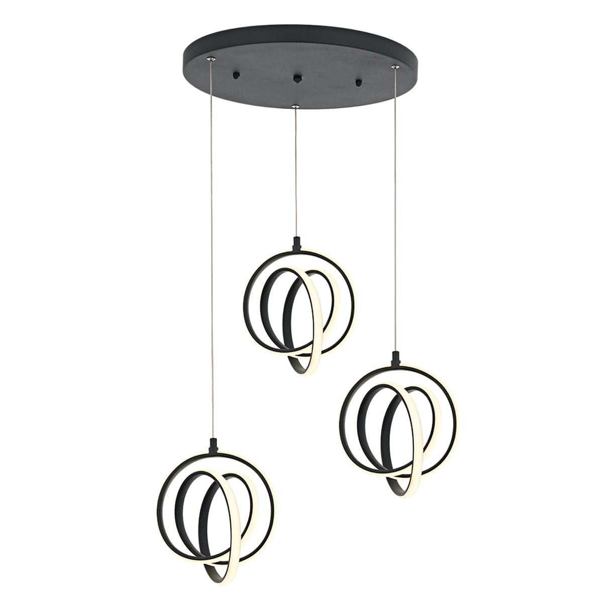 Lustra Zamir Asi, LED 3xLED-72W, antracit, lumina naturala 5135-96-03L