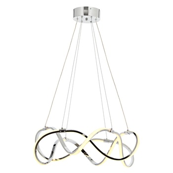 Lustra Burgaz Asi, LED 2xLED-60W, crom, switch lumina calda si lumina rece 5129-51-02L Lustra Burgaz Asi, LED 2xLED-60W, crom, switch lumina calda si lumina rece 5129-51-02L