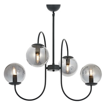 Lustra Sinir Asi, 4 brate, 4xE14-40W, negru 8080-96-04 Lustra Sinir Asi, 4 brate, 4xE14-40W, negru 8080-96-04