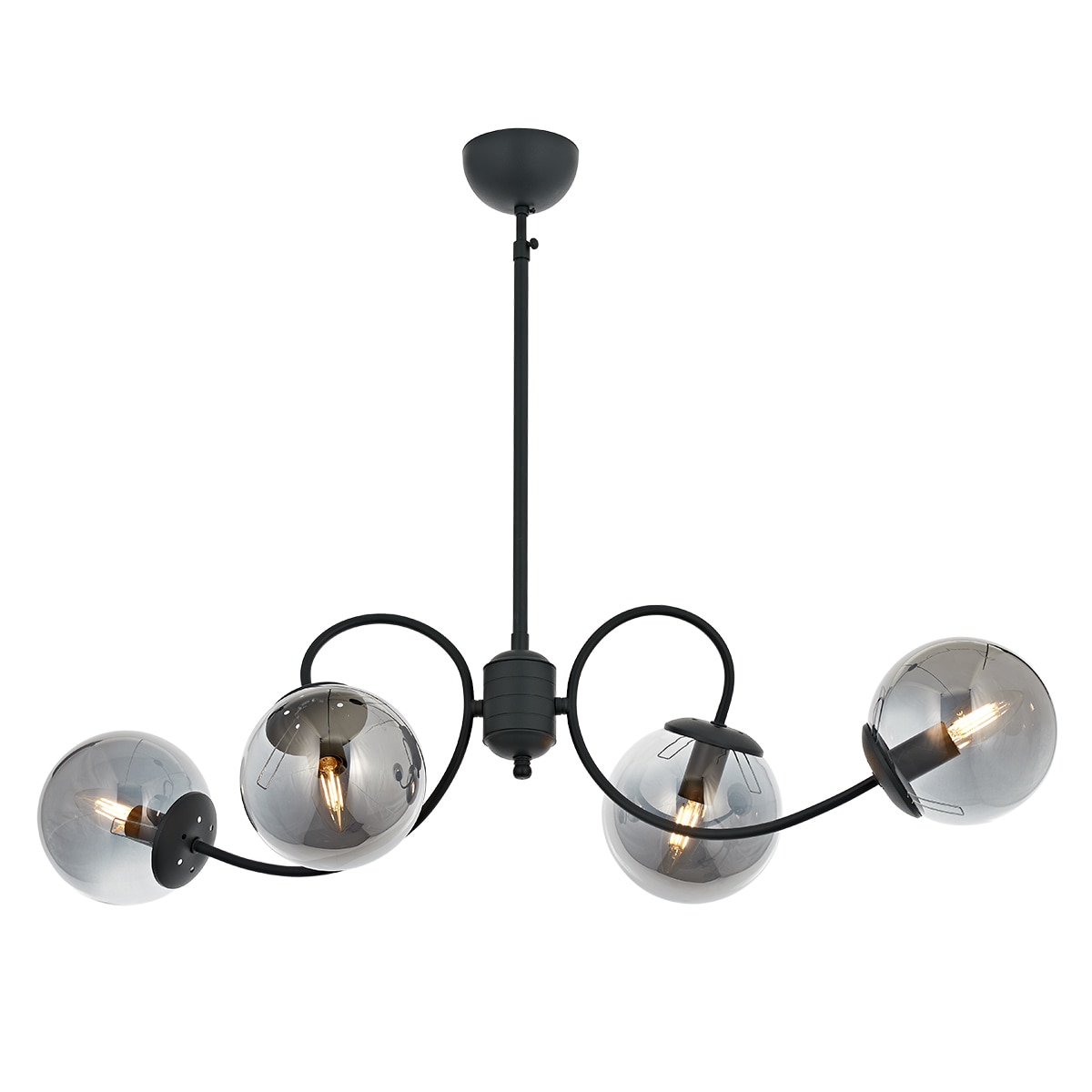 Lustra Maral Asi, 4 brate, 4xE14-40W, antracit 4032-96-04