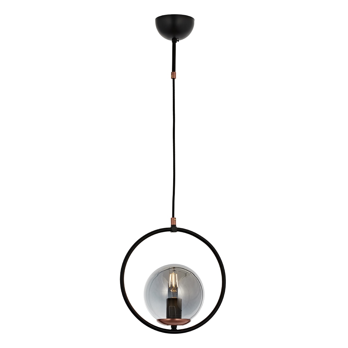 Lustra Adela Asi, 1xE27-60W, negru 1772-64-01