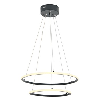 Lustra Lund Asi, LED 50 CM 2xLED-87W, antracit 5054-96-50L Lustra Lund Asi, LED 50 CM 2xLED-87W, antracit 5054-96-50L