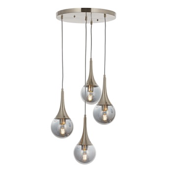 Lustra Berna ASI 4xE27-60W, crom satinat 1888-53-04 Lustra Berna ASI 4xE27-60W, crom satinat 1888-53-04