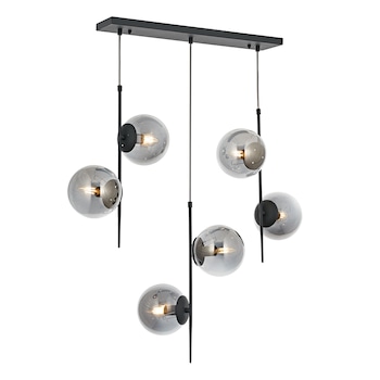 Lustra Bahar Sirali ASI 6xE14-40W, negru 4550-64-03S Lustra Bahar Sirali ASI 6xE14-40W, negru 4550-64-03S