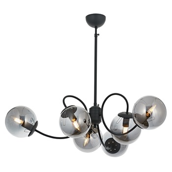 Lustra Maral ASI 6 brate, 6xE14-40W, antracit 4032-96-06 Lustra Maral ASI 6 brate, 6xE14-40W, antracit 4032-96-06