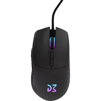 Mouse gaming Dream Machines DM5 Blink GAMO-857, Optic, Usb, cu fir, 16000 DPI, 9 butoane, Negru Mouse gaming Dream Machines DM5 Blink GAMO-857, Optic, Usb, cu fir, 16000 DPI, 9 butoane, Negru