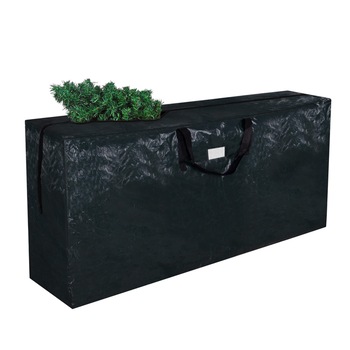 Geanta pentru transport si depozitare brad de Craciun artificial sau decoratiuni, inchidere cu fermoar, 165x38x76 cm, negru Geanta pentru transport si depozitare brad de Craciun artificial sau decoratiuni, inchidere cu fermoar, 165x38x76 cm, negru