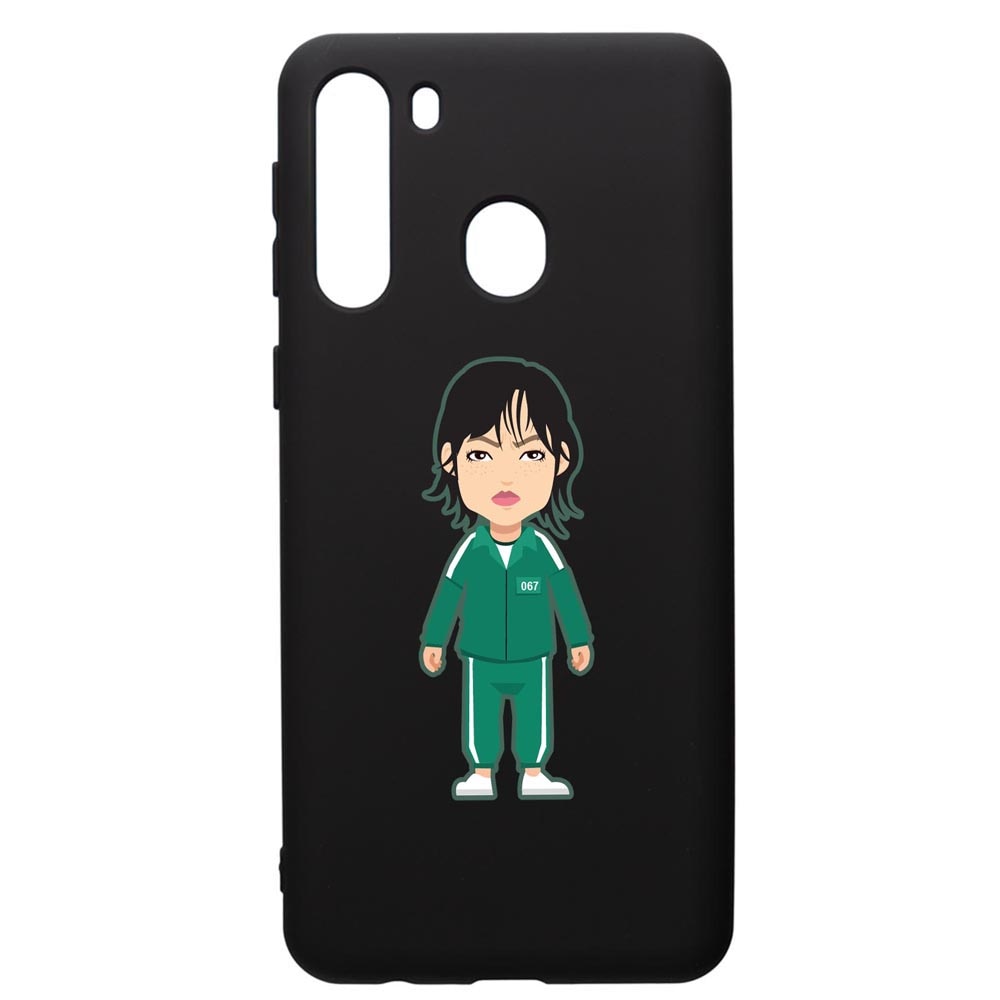 Husa Premium Silicon Compatibila Cu Samsung Galaxy A21S, Squid Game - Gamer 067, silicon, cu interiorul din material textil, protectie camera, PB840