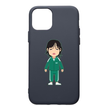 Husa Premium Silicon Compatibila Cu Apple IPhone 11, Squid Game - Gamer 067, cu interiorul din material textil, protectie camera, Alaskan Blue, PAB840 Husa Premium Silicon Compatibila Cu Apple IPhone 11, Squid Game - Gamer 067, cu interiorul din material textil, protectie camera, Alaskan Blue, PAB840