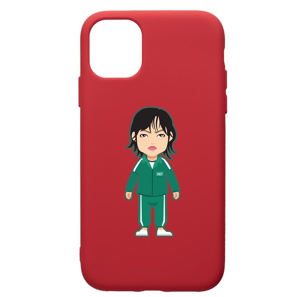 Husa Premium Silicon Compatibila Cu Samsung Galaxy A51, Squid Game - Gamer 067, silicon, cu interiorul din material textil, protectie camera, Red, PR840