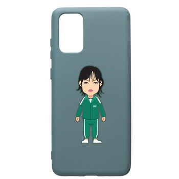 Husa Premium Silicon Compatibila Cu Samsung Galaxy S20 Plus, Squid Game - Gamer 067, silicon, cu interiorul din material textil, protectie camera, Cornflower, PCF840 Husa Premium Silicon Compatibila Cu Samsung Galaxy S20 Plus, Squid Game - Gamer 067, silicon, cu interiorul din material textil, protectie camera, Cornflower, PCF840