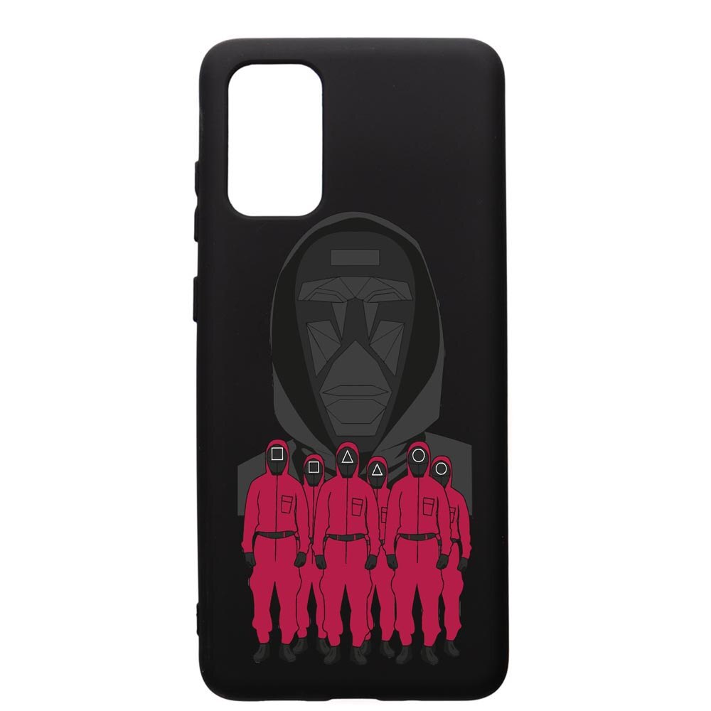 Husa Premium Silicon Compatibila Cu Samsung Galaxy A71, Squid Game - Front Man And Soldier, silicon, cu interiorul din material textil, protectie camera, PB841