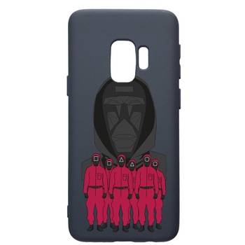 Husa Premium Silicon Compatibila Cu Samsung Galaxy S9, Squid Game - Front Man And Soldier, cu interiorul din material textil, protectie camera, Alaskan Blue, PAB841 Husa Premium Silicon Compatibila Cu Samsung Galaxy S9, Squid Game - Front Man And Soldier, cu interiorul din material textil, protectie camera, Alaskan Blue, PAB841