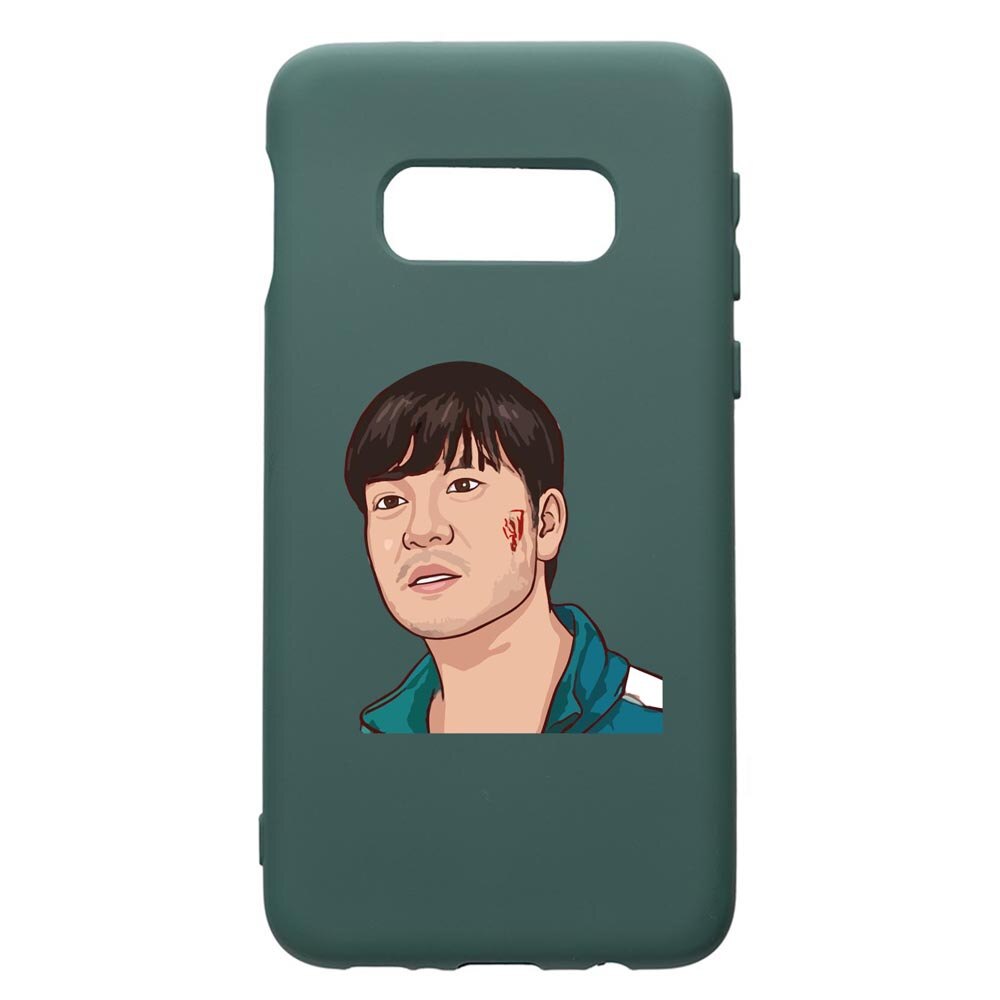 Husa Premium Silicon Compatibila Cu Samsung Galaxy S8, Squid Game - Gamer 218, cu interiorul din material textil, protectie camera, Forest Green, PFG843