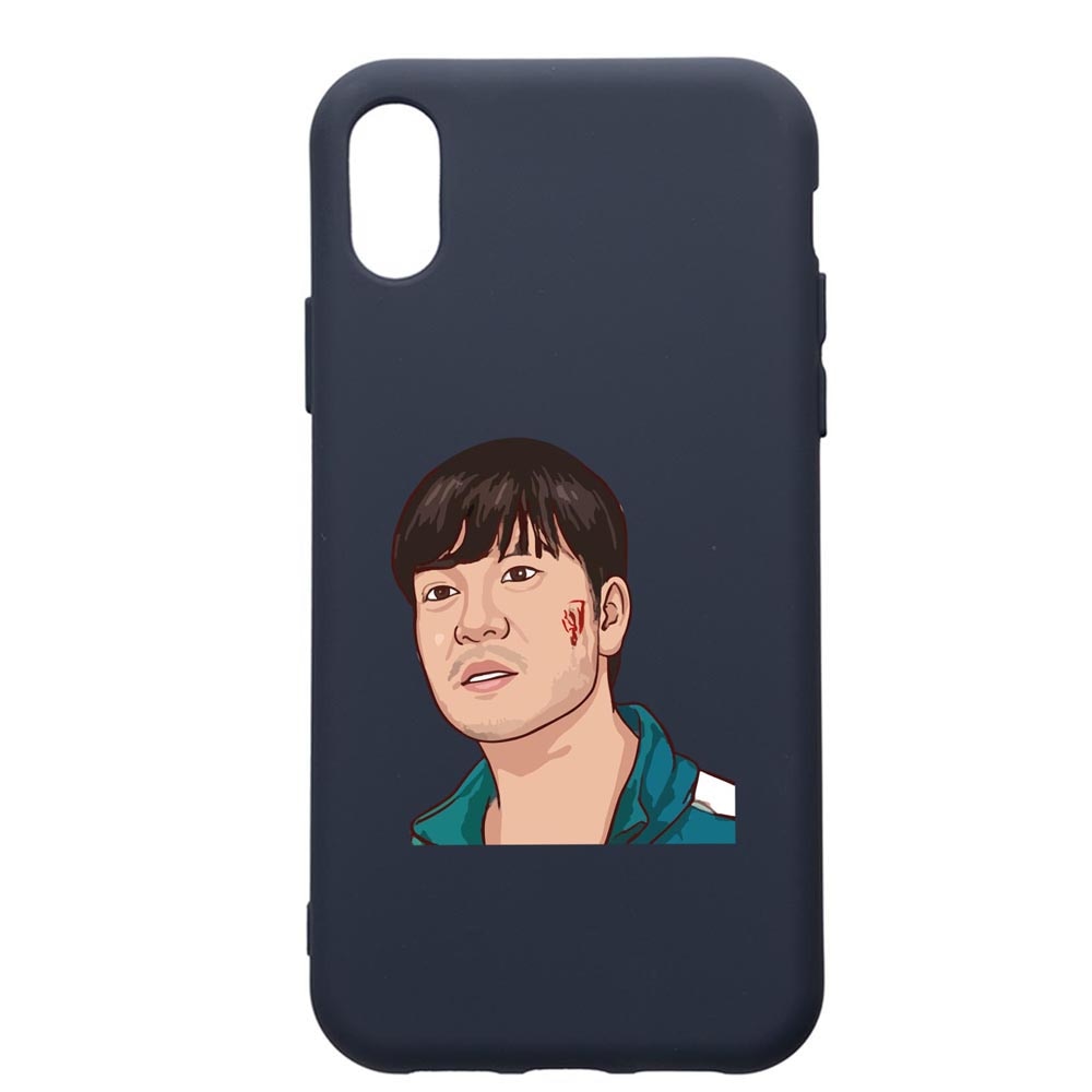 Husa Premium Silicon Compatibila Cu Apple IPhone XS Max, Squid Game - Gamer 218, cu interiorul din material textil, protectie camera, Alaskan Blue, PAB843