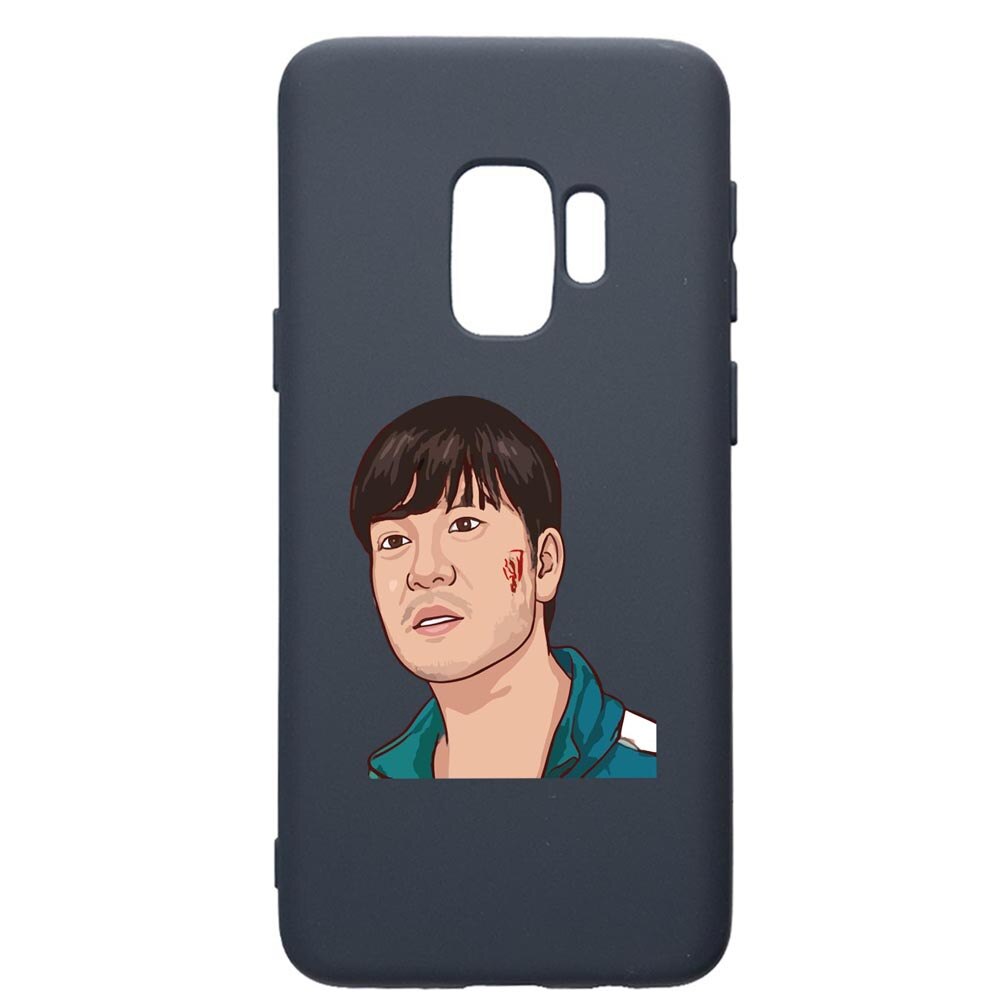 Husa Premium Silicon Compatibila Cu Samsung Galaxy S9, Squid Game - Gamer 218, cu interiorul din material textil, protectie camera, Alaskan Blue, PAB843