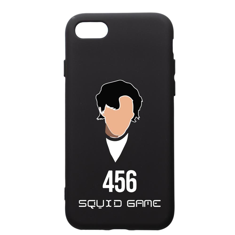 Husa Premium Silicon Compatibila Cu Apple iPhone SE 2 / iPhone 8 / iPhone 7, Squid Game - Gamer 456, silicon, cu interiorul din material textil, protectie camera, PB846