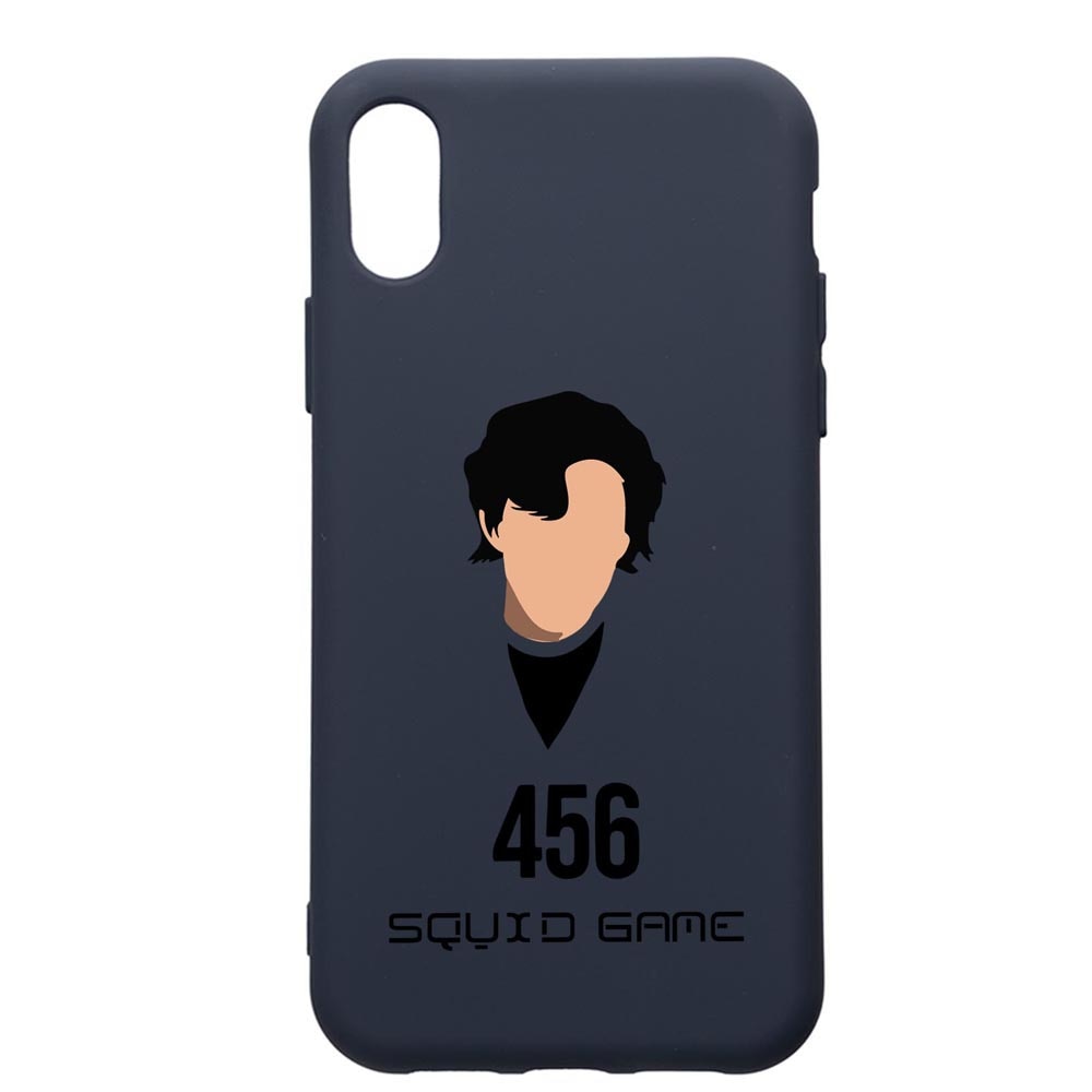 Husa Premium Silicon Compatibila Cu Apple IPhone XR, Squid Game - Gamer 456, cu interiorul din material textil, protectie camera, Alaskan Blue, PAB846