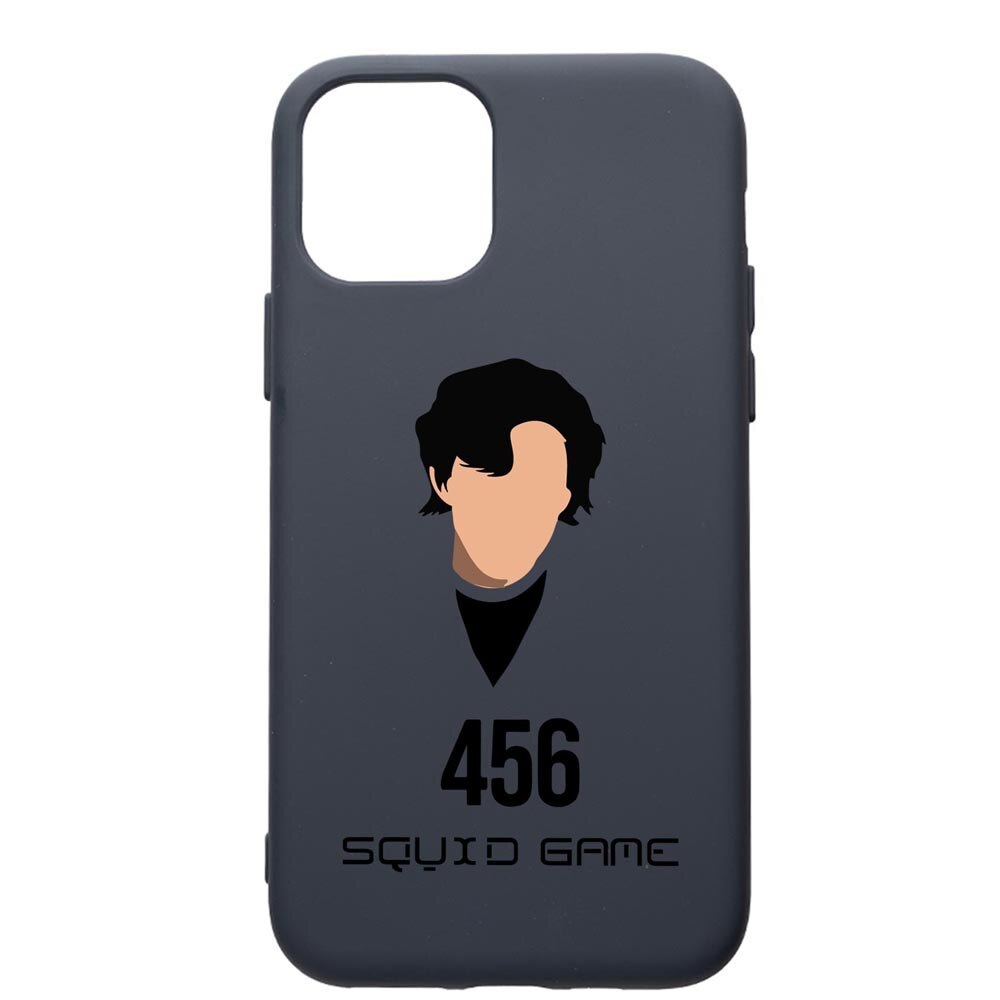 Husa Premium Silicon Compatibila Cu Apple IPhone 12 Pro, Squid Game - Gamer 456, cu interiorul din material textil, protectie camera, Alaskan Blue, PAB846