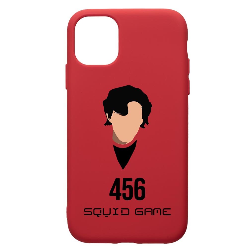 Husa Premium Silicon Compatibila Cu Samsung Galaxy A51, Squid Game - Gamer 456, silicon, cu interiorul din material textil, protectie camera, Red, PR846