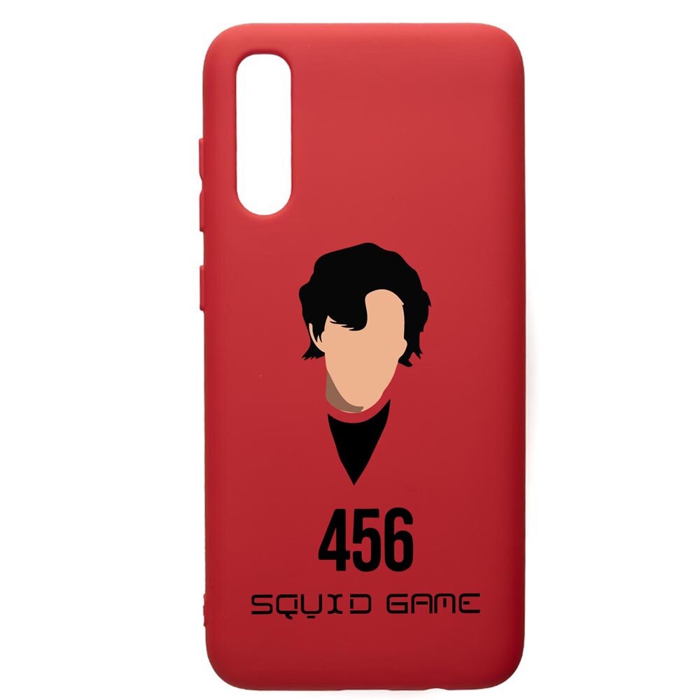 Husa Premium Silicon Compatibila Cu Samsung Galaxy A70, Squid Game - Gamer 456, silicon, cu interiorul din material textil, protectie camera, Red, PR846